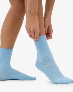 Women Classic Organic Sock - Seaside Blue