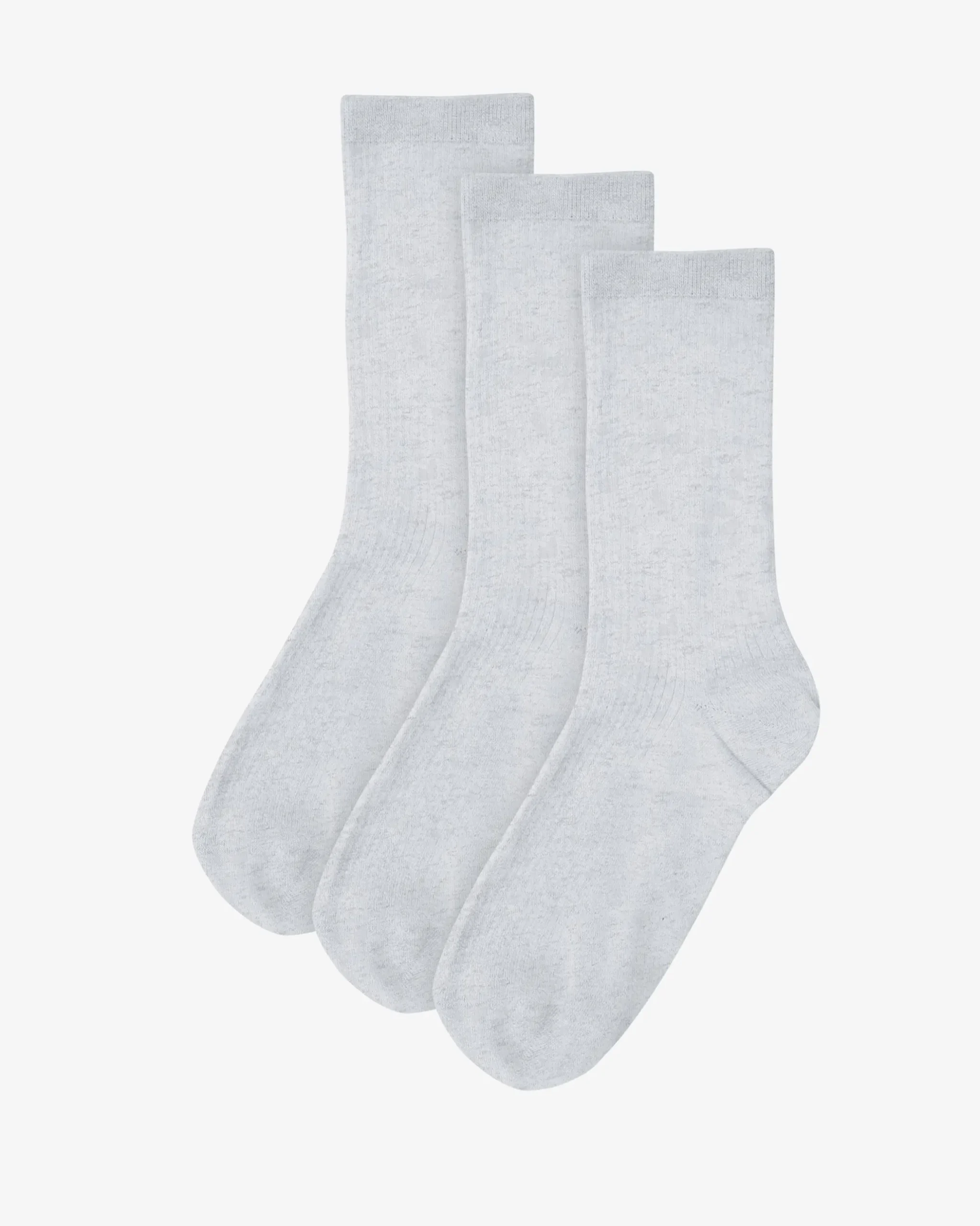 Women Classic Organic Sock - Snow Melange (3-Pack)