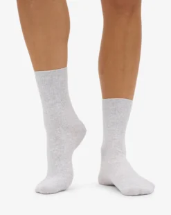Women Classic Organic Sock - Snow Melange