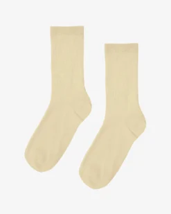Women Classic Organic Sock - Soft Yellow