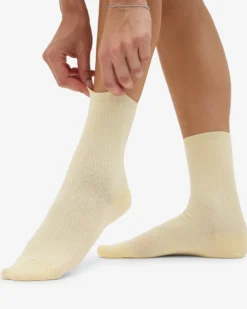 Women Classic Organic Sock - Soft Yellow