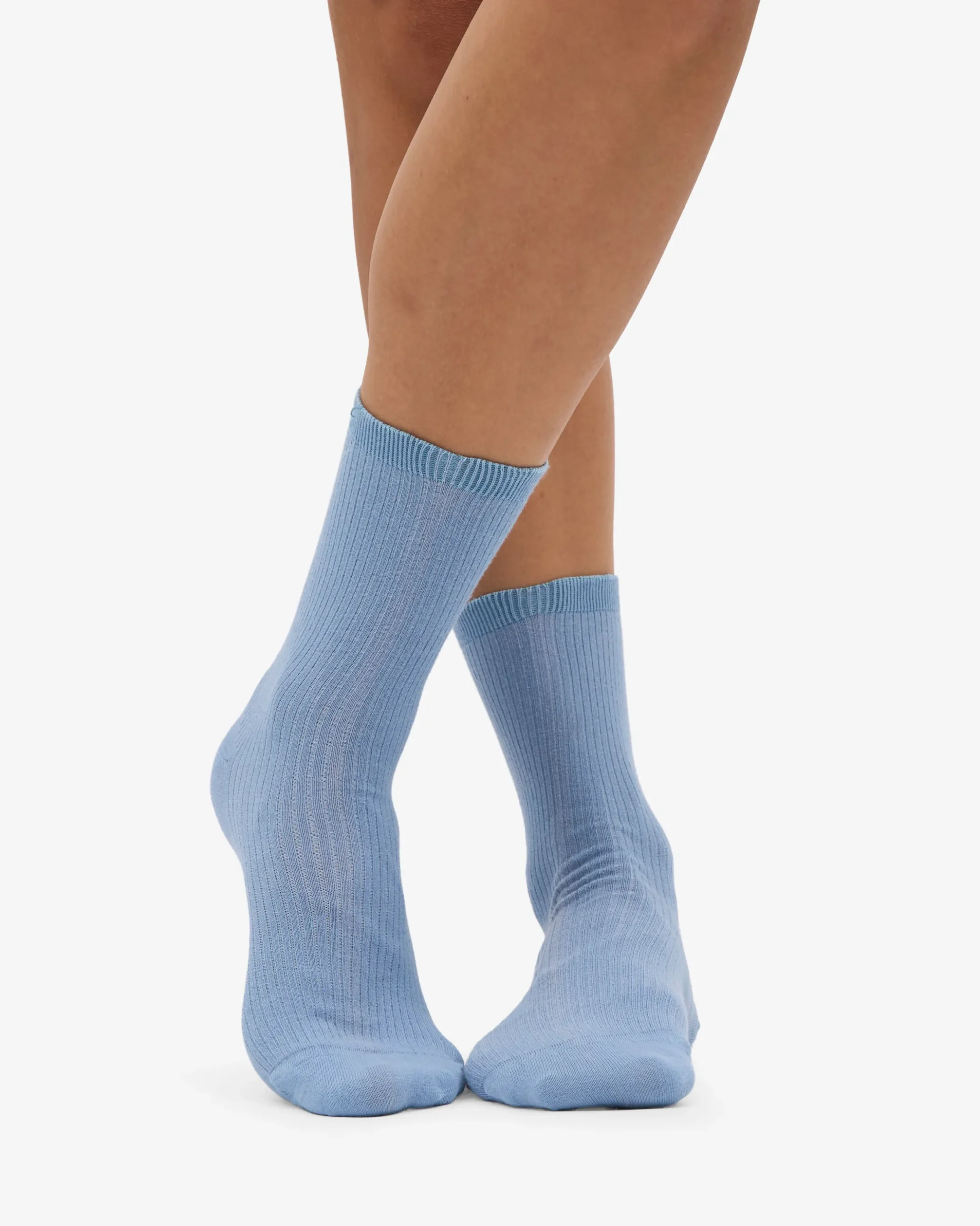 Women Classic Organic Sock - Steel Blue