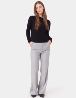 Women Light Merino Wool Crew - Burned Yellow