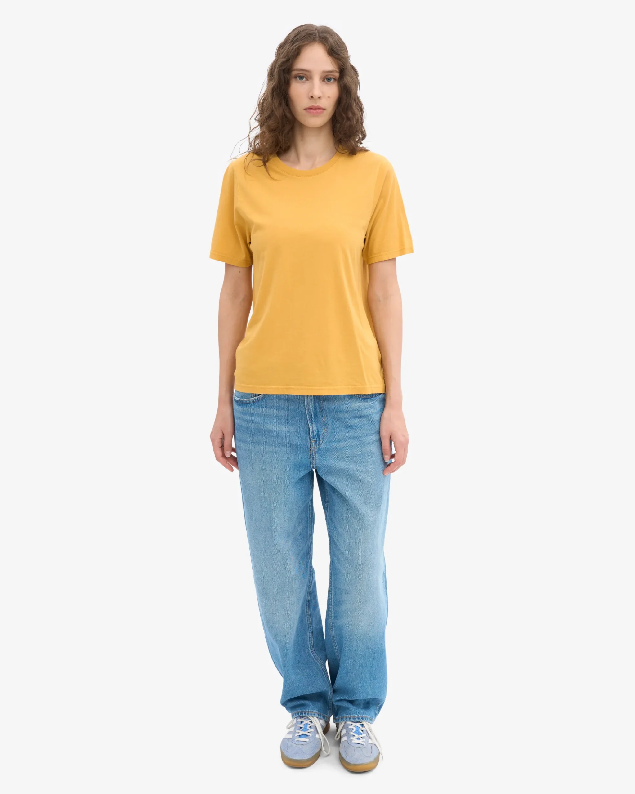 Women Light Organic Tee - Burned Yellow