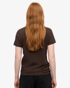 Women Light Organic Tee - Coffee Brown