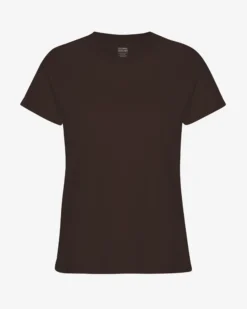 Women Light Organic Tee - Coffee Brown