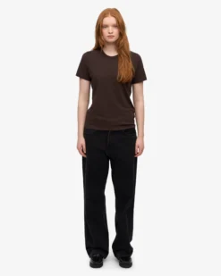 Women Light Organic Tee - Coffee Brown
