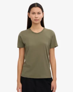 Women Light Organic Tee - Dusty Olive