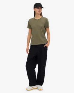 Women Light Organic Tee - Dusty Olive