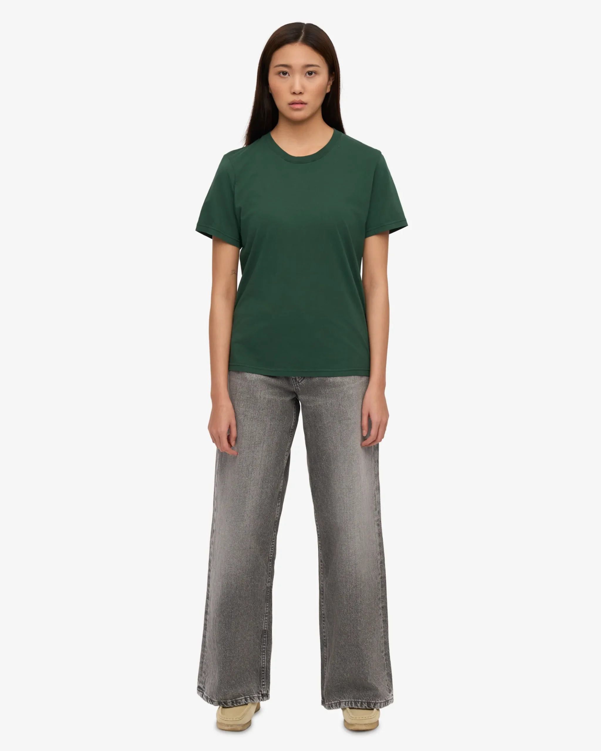 Women Light Organic Tee - Emerald Green (3-Pack)