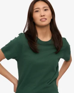Women Light Organic Tee - Emerald Green
