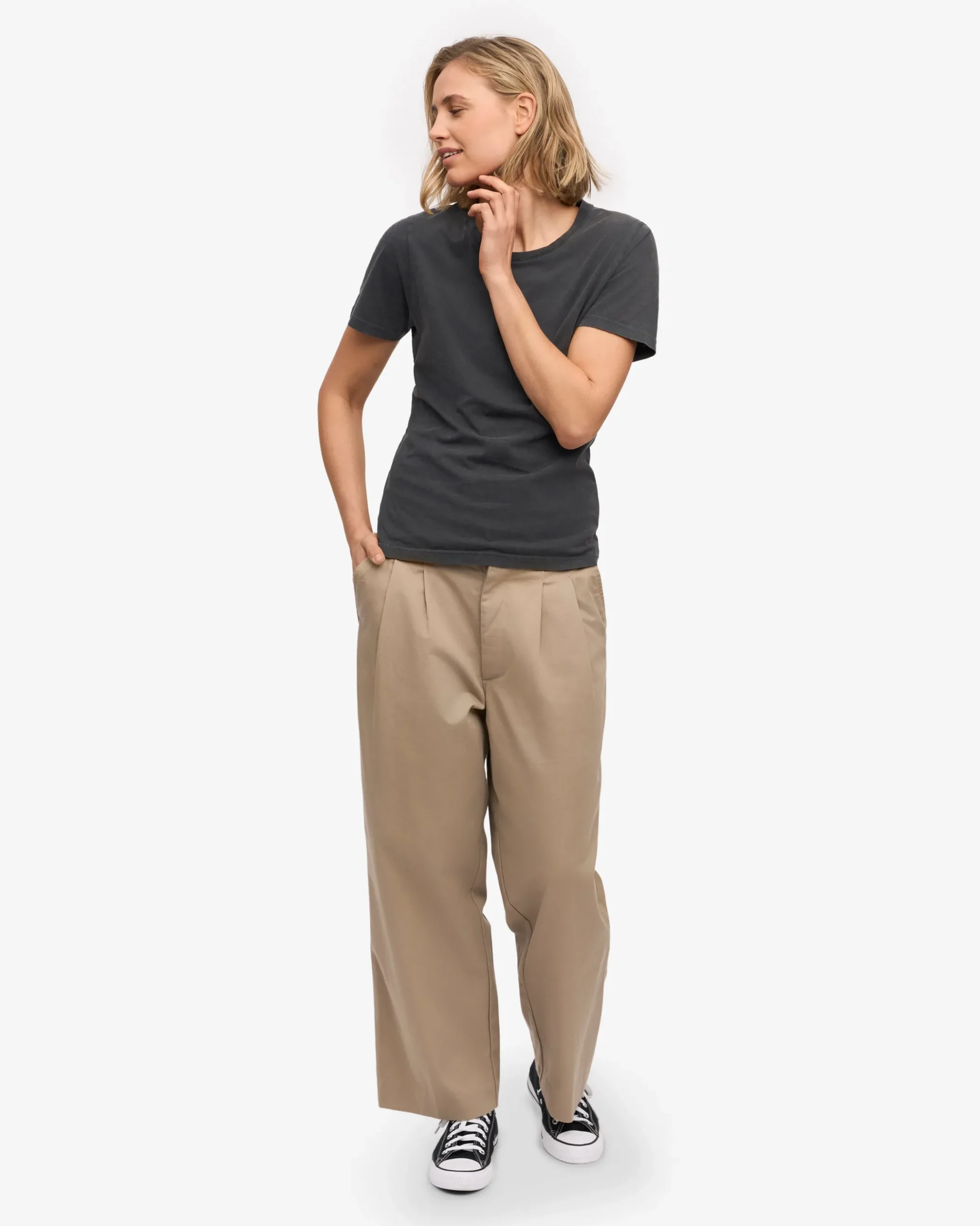 Women Light Organic Tee - Faded Black (3-Pack)