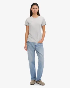 Women Light Organic Tee - Faded Grey