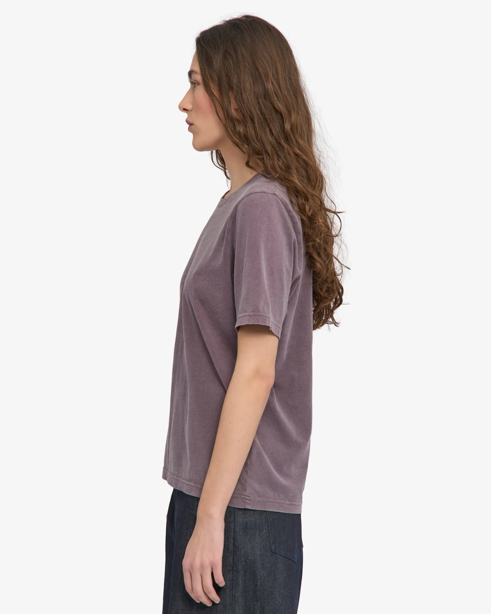 Women Light Organic Tee - Faded Grape