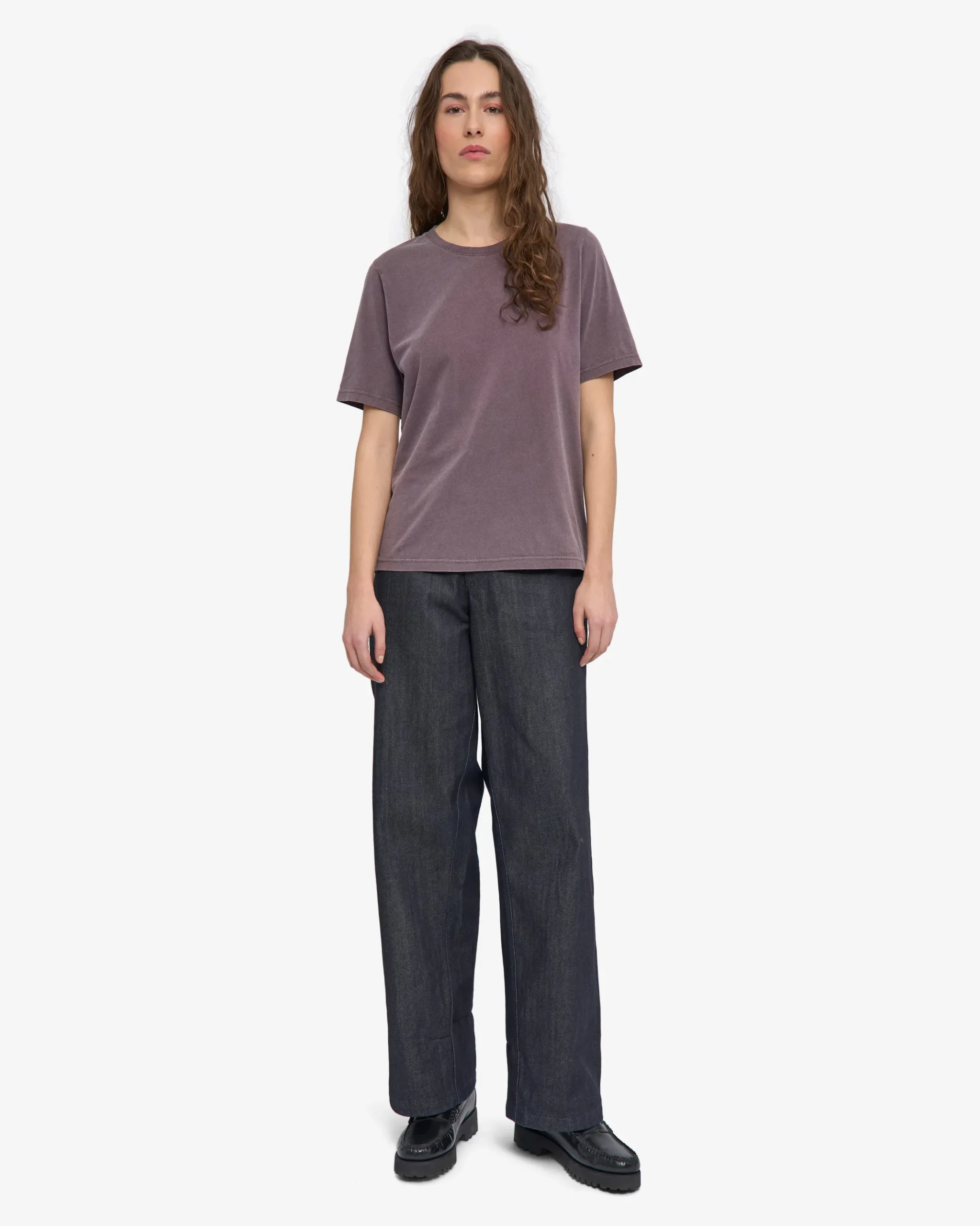 Women Light Organic Tee - Faded Grape