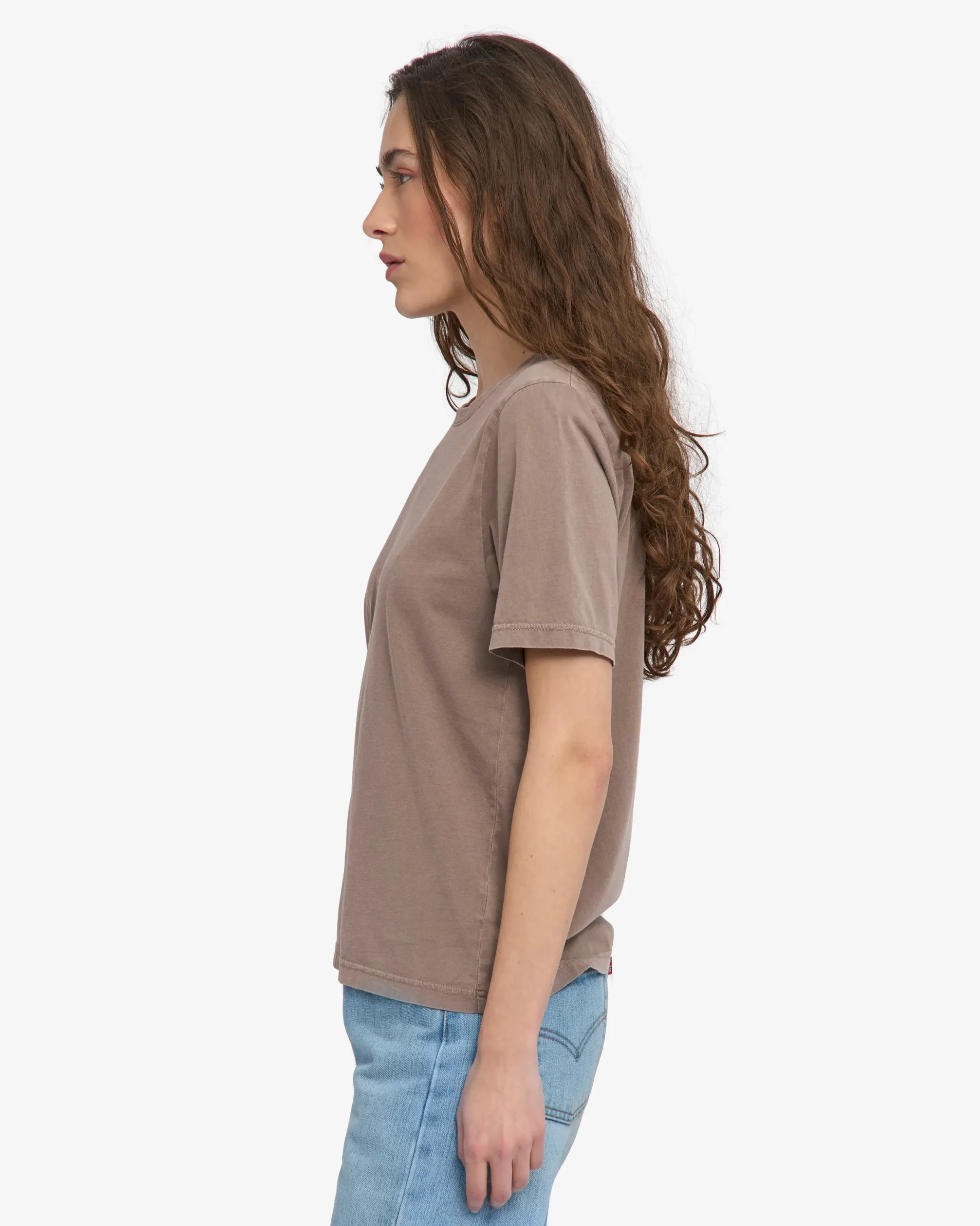 Women Light Organic Tee - Faded Khaki