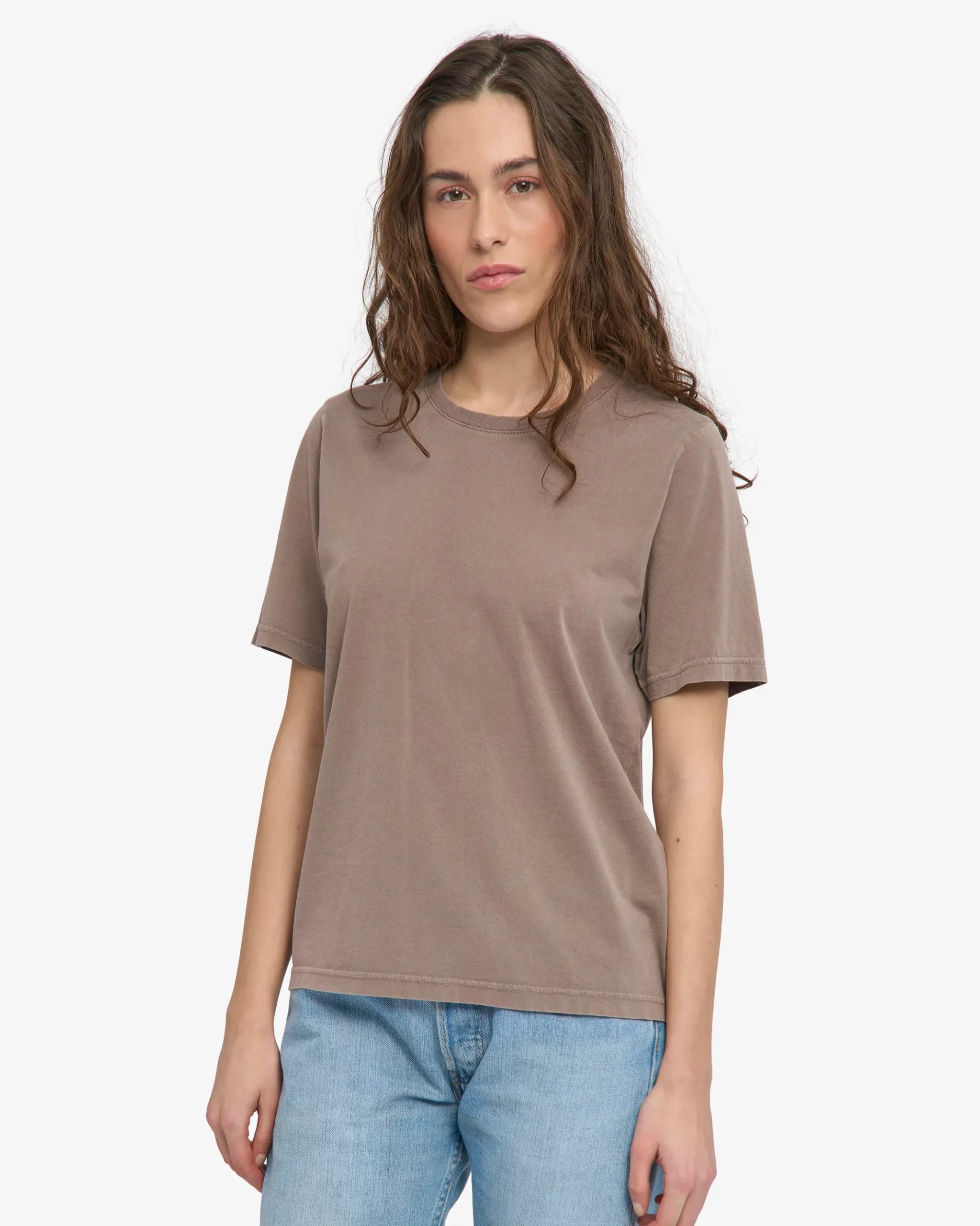 Women Light Organic Tee - Faded Khaki