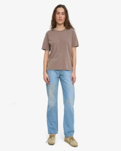 Women Light Organic Tee - Faded Khaki