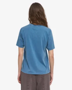 Women Light Organic Tee - Faded Indigo
