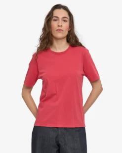 Women Light Organic Tee - Faded Red