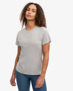 Women Light Organic Tee - Heather Grey