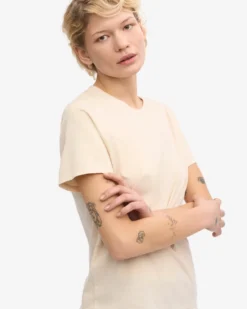 Women Light Organic Tee - Ivory White