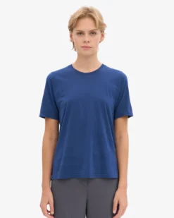 Women Light Organic Tee - Marine Blue