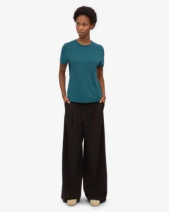 Women Light Organic Tee - Ocean Green