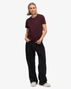Women Light Organic Tee - Oxblood Red (3-Pack)