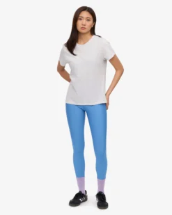 Women Light Organic Tee - Snow Melange