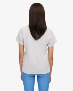 Women Light Organic Tee - Snow Melange