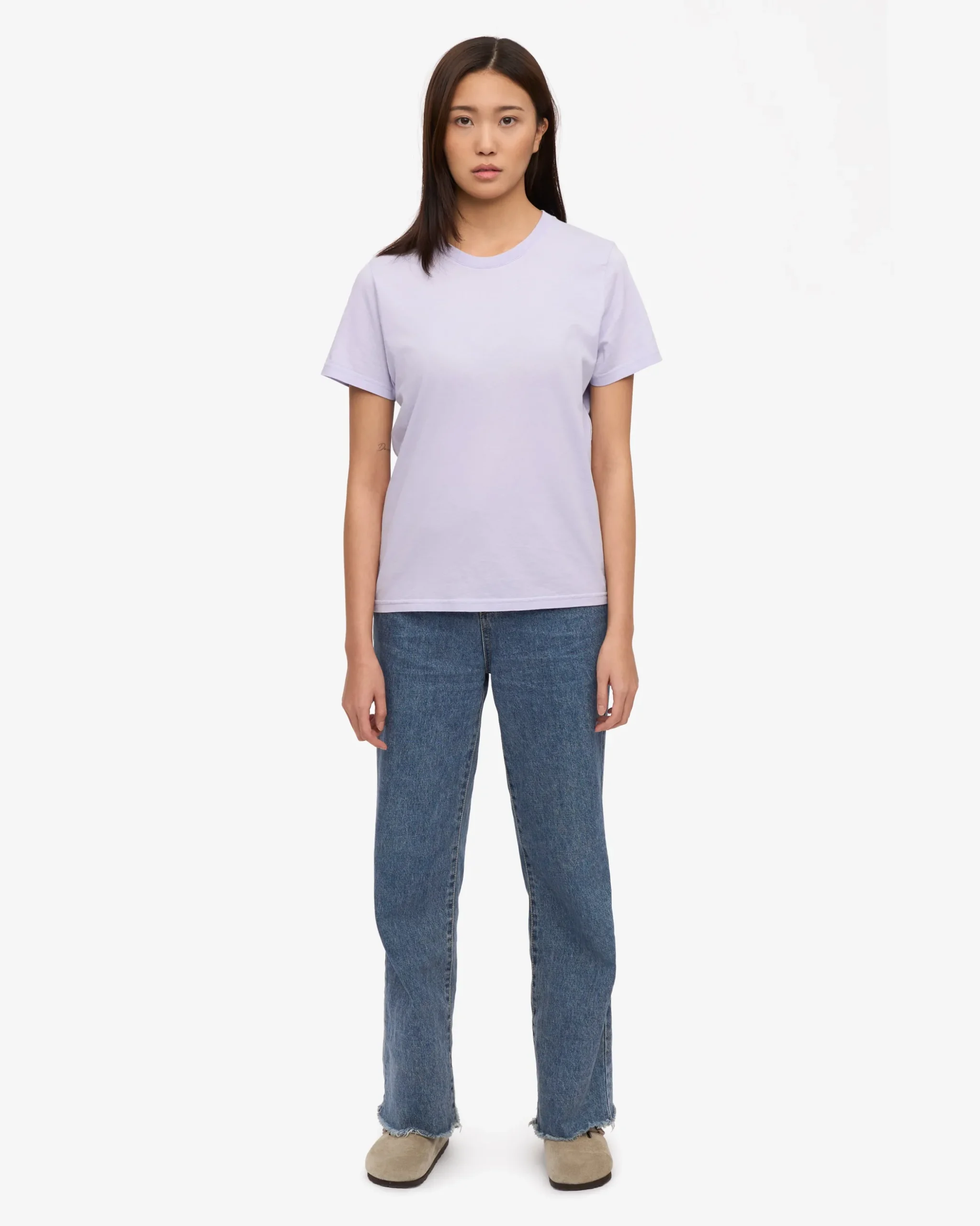 Women Light Organic Tee - Soft Lavender