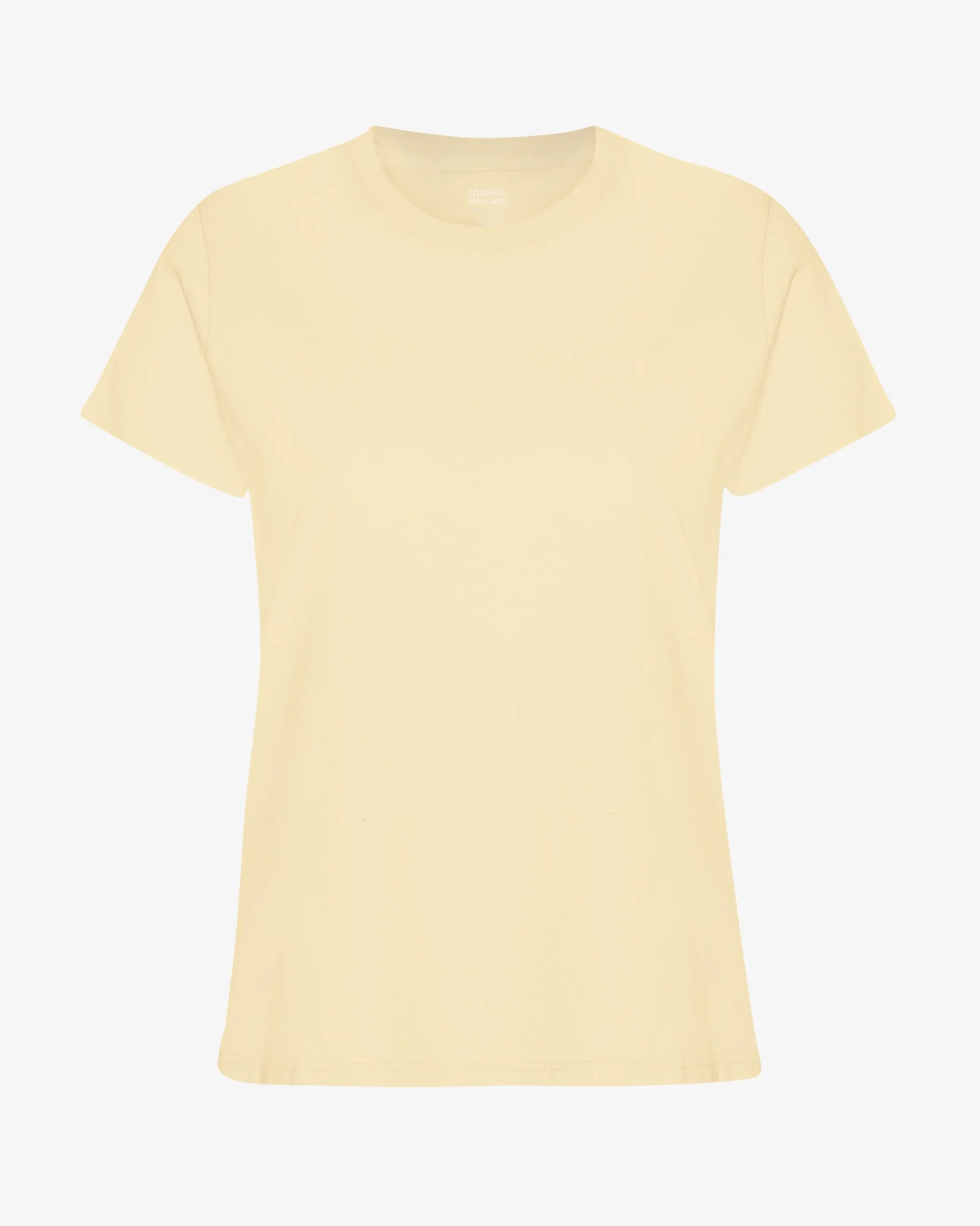 Women Light Organic Tee - Soft Yellow