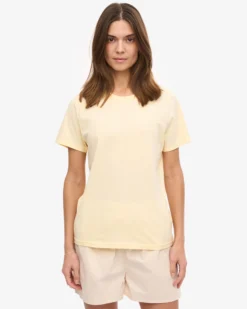 Women Light Organic Tee - Soft Yellow