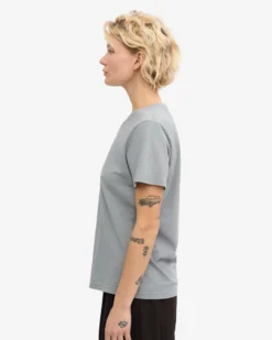 Women Light Organic Tee - Steel Blue