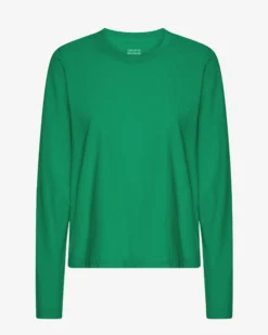 Women Organic LS T-Shirt - Kelly Green