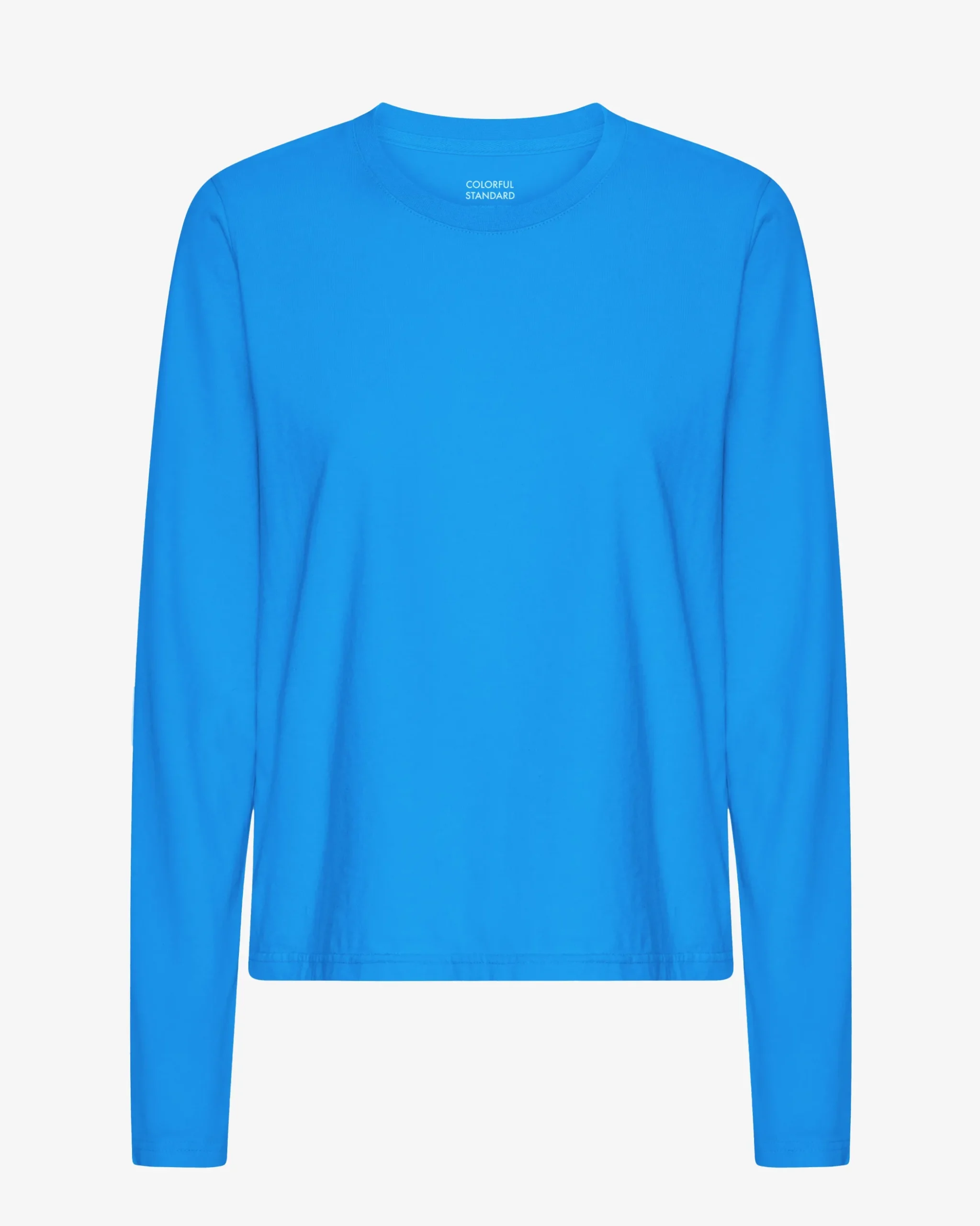 Women Organic LS T-Shirt - Pacific Blue