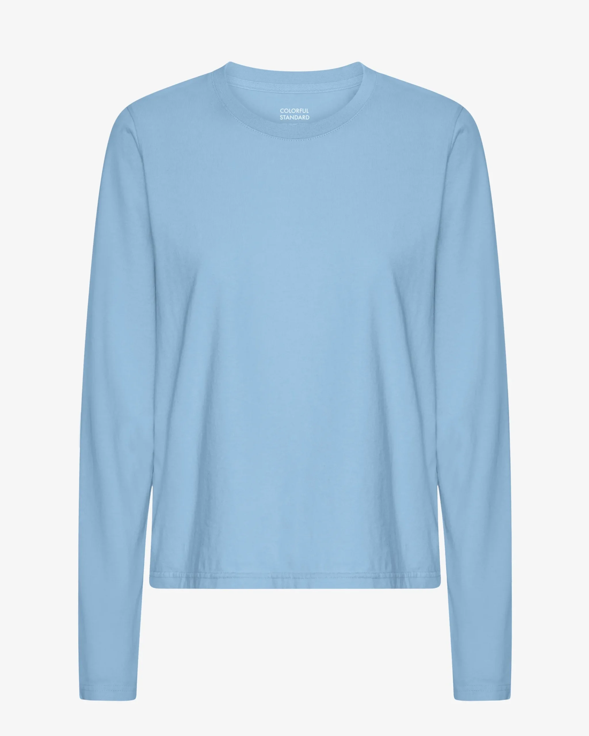 Women Organic LS T-Shirt - Seaside Blue