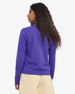Women Organic LS T-Shirt - Ultra Violet
