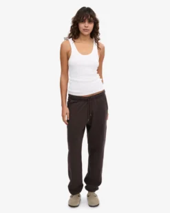 Women Organic Rib Tank Top - Optical White