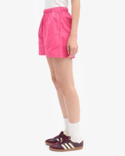 Women Organic Twill Shorts - Bubblegum Pink