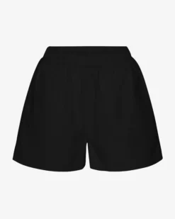 Women Organic Twill Shorts - Deep Black