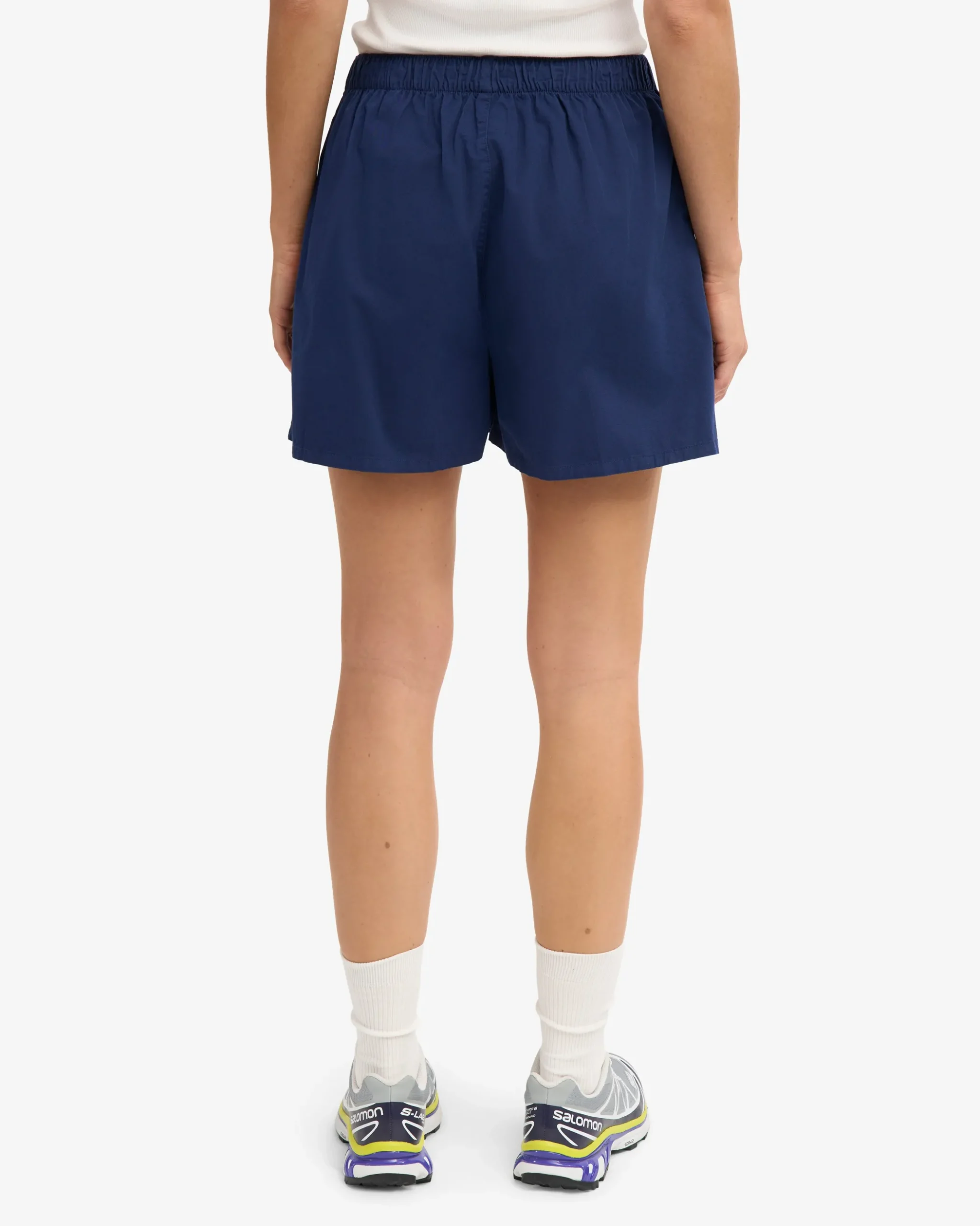 Women Organic Twill Shorts - Marine Blue