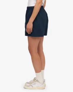 Women Organic Twill Shorts - Navy Blue