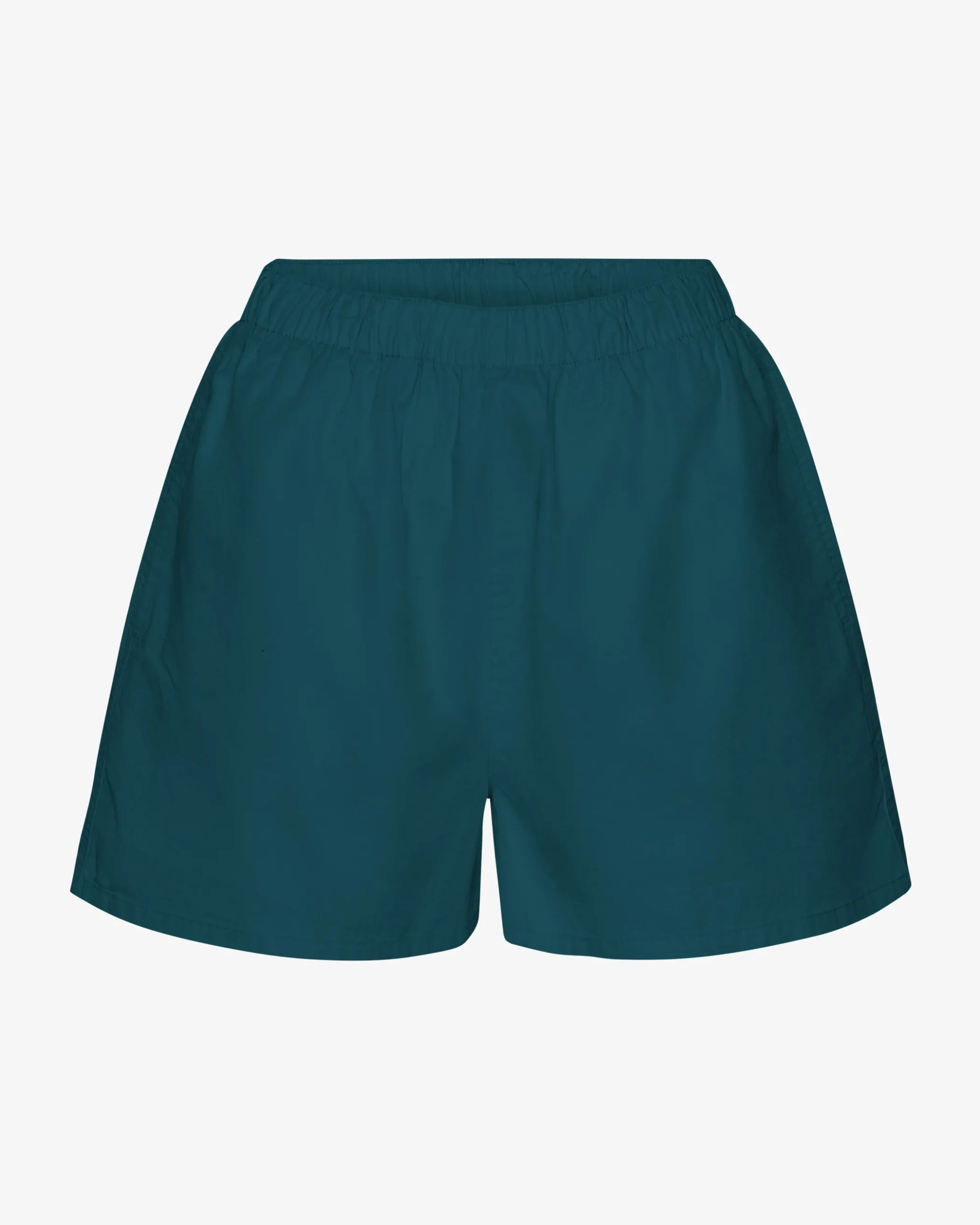 Women Organic Twill Shorts - Ocean Green