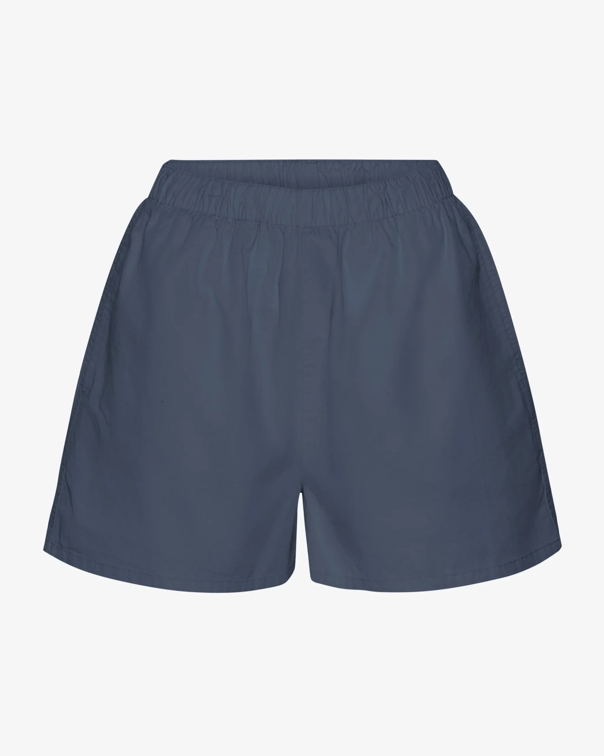 Women Organic Twill Shorts - Petrol Blue